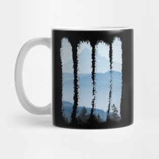 Adventure in the Mountains - Blue Morning Mug